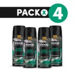 Pack 3 Desodorante Fragancia Axe Aerosol Green Geranium