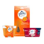 Pack Frescura Hogar Glade Happy Sweet Citrus x3