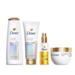 Shampoo Acondicionador Oleo Dove Bond Intense Reparación 4ud