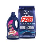 Detergente Fab 4KG y Suavizante Aromatel Floral 1.8L