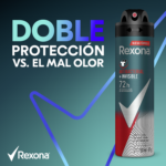 Desodorante Rexona Aerosol Hombre Antibacterial 150ml 3 und - Imagen 3